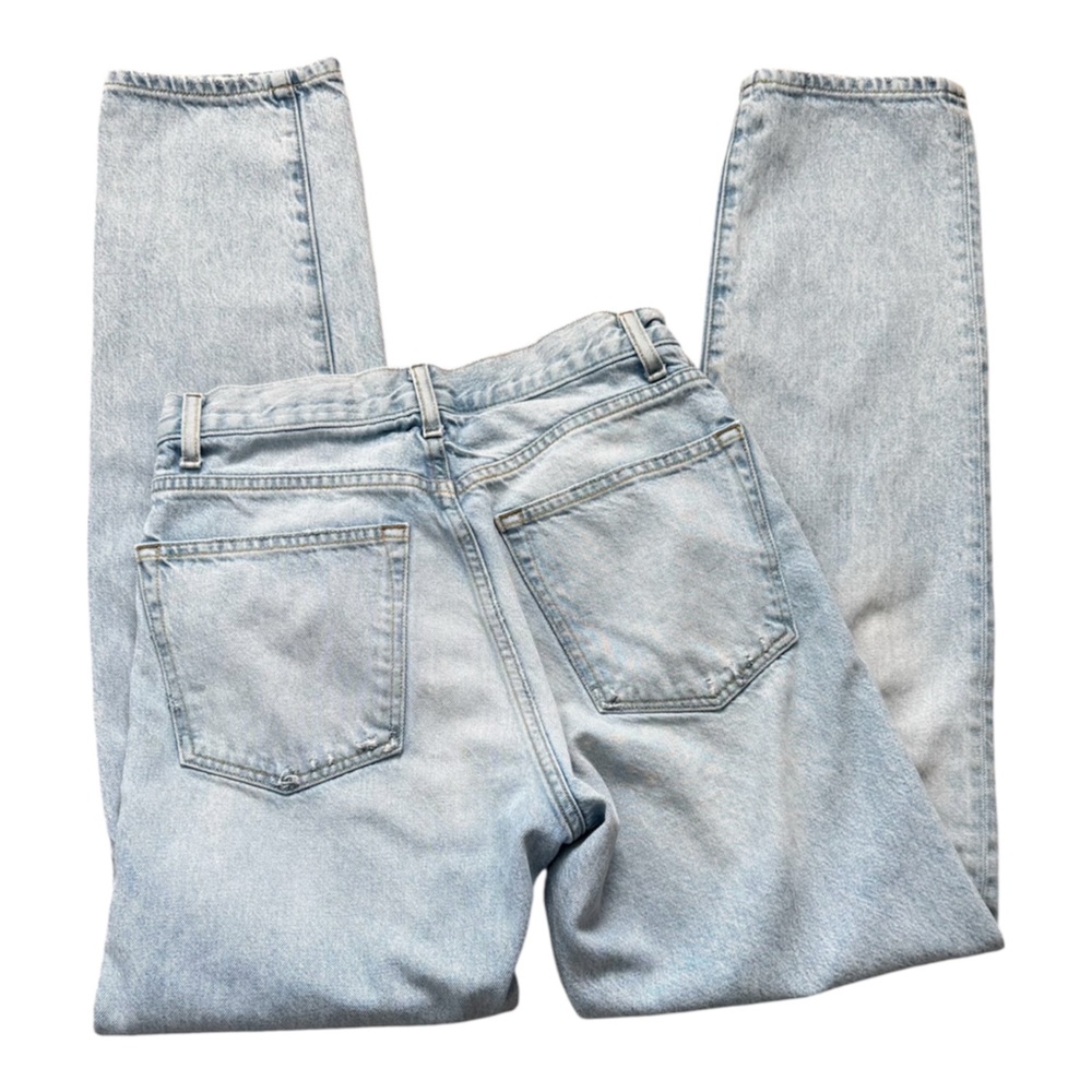 Imogene + Willie Ada Light Wash High Rise Straight Leg Jeans sz 24 - Picture 4 of 15